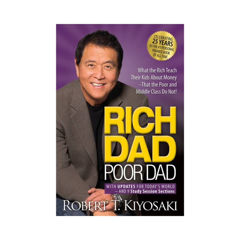 Cover of Rich Dad Poor Dad by Robert Kiyosaki – A bestselling personal finance book teaching wealth-building strategies and financial literacy